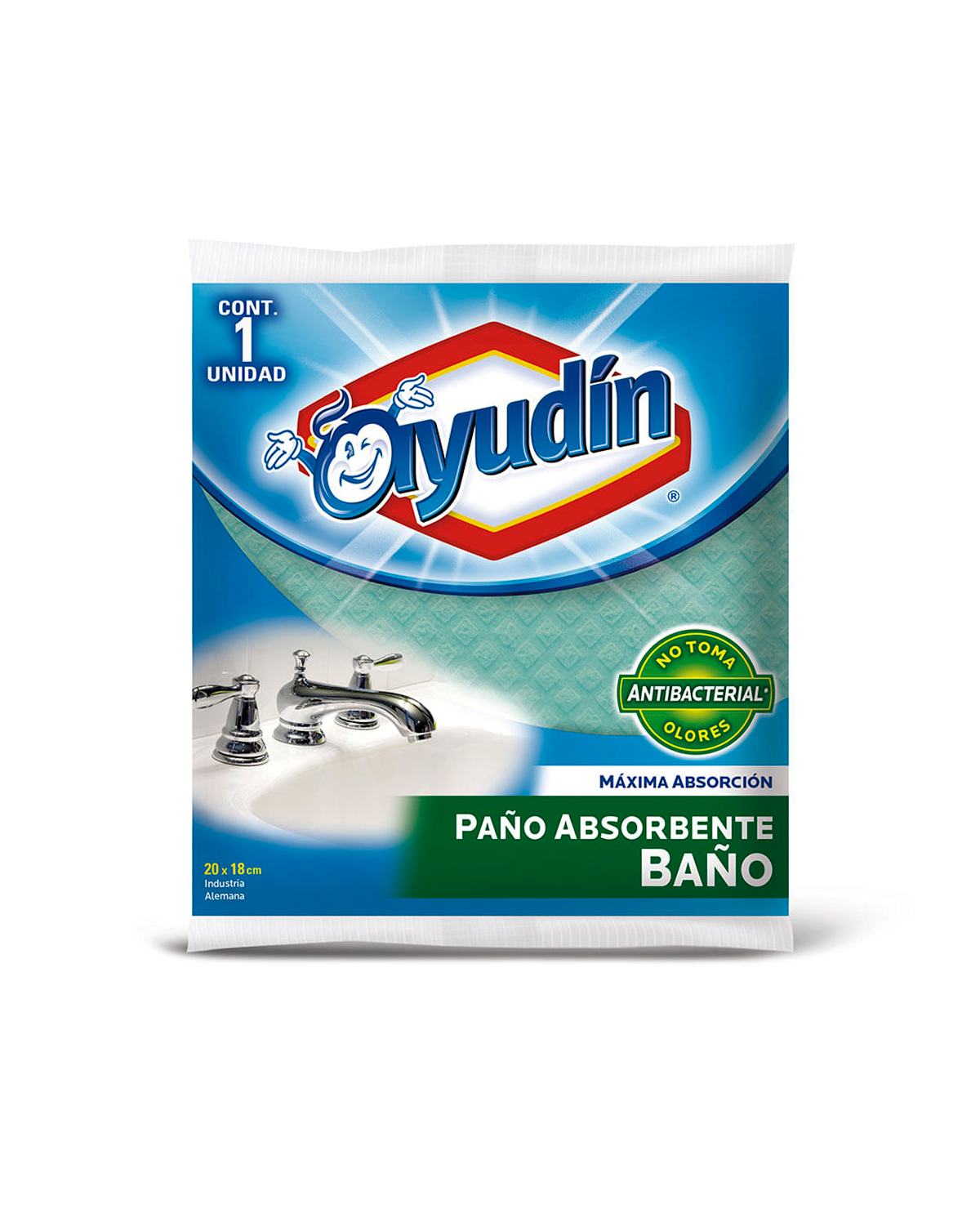 Paño Absorbente Ayudin Baño 20 Cm x 18 Cm Un